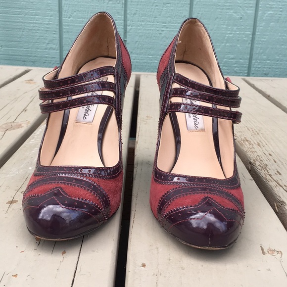 Red purple Mary Jane Pour La Victoire 8.5 - Picture 3 of 14